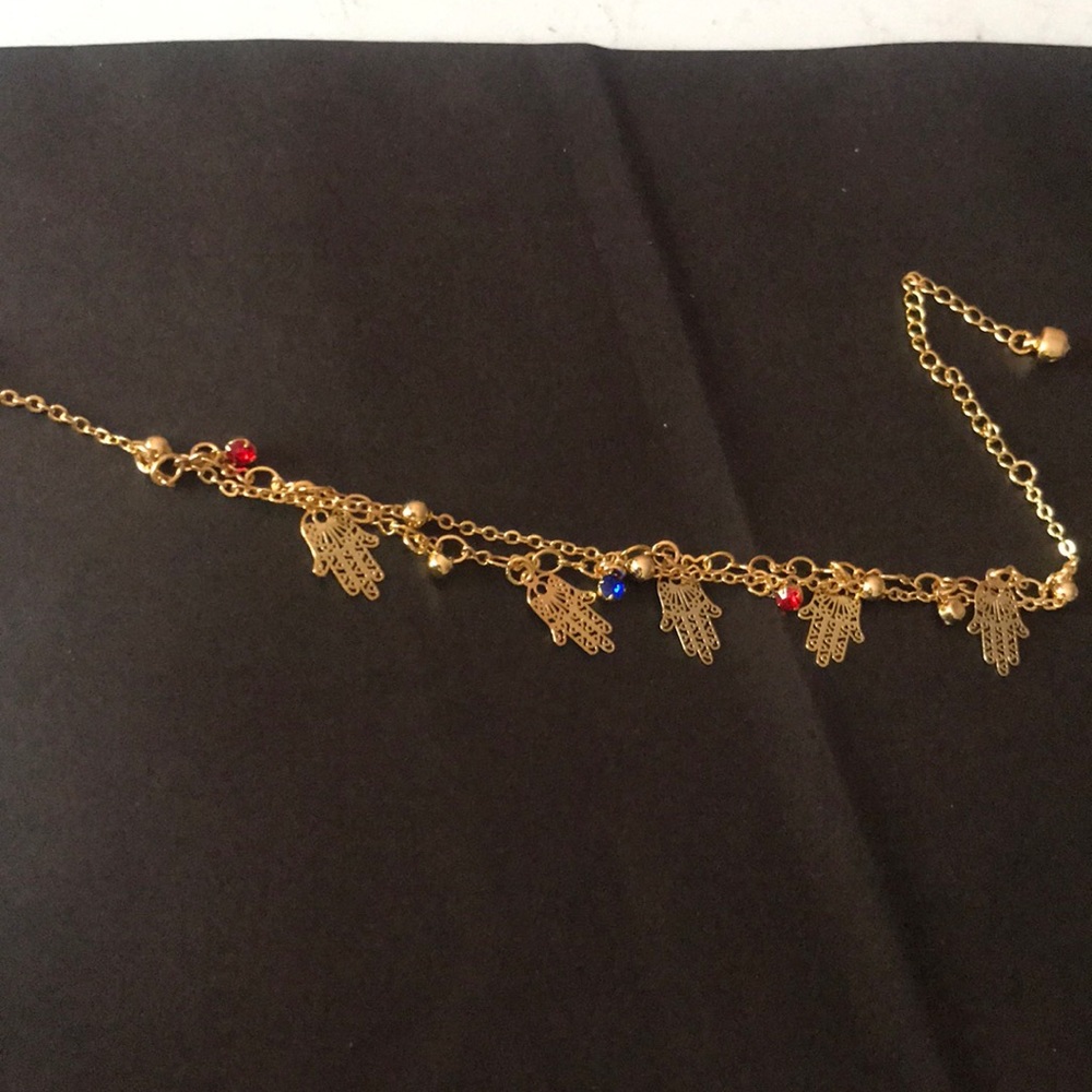 Hamsa bracelet or anklet
